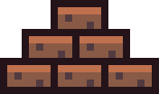 Peatstack mark: a small stack of peats
