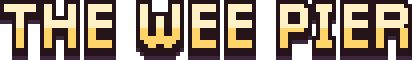 The Wee Pier logo, one line